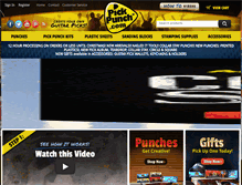 Tablet Screenshot of pickpunch.com